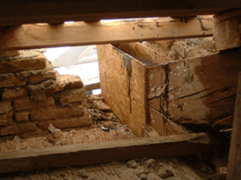 Ricostruzione teste capriate in legno
